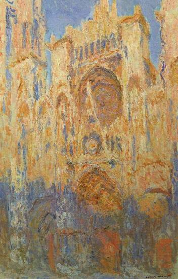 Claude Monet Rouen Cathedral, Facade Norge oil painting art